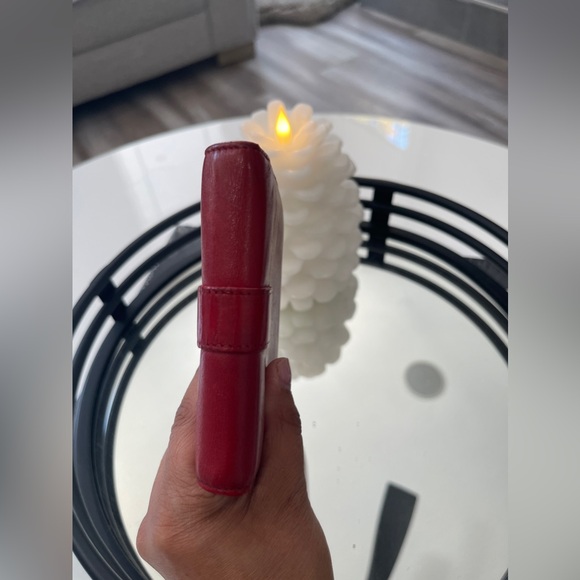 Yves Saint Laurent YSL red leather women’s wallet - Picture 7 of 12